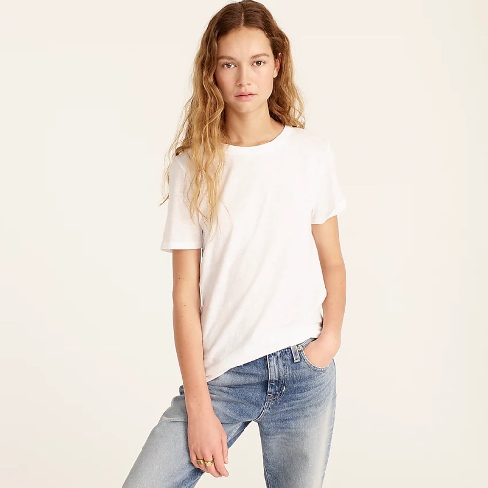 J. Crew Vintage cotton crewneck T-shirt size XXS